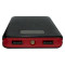 Повербанк SMARTFORTEC PBK-12000-LCD 12000mAh Black/Red