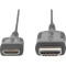 Кабель оптичний (AOC) DIGITUS High Speed, HighFlex Connection Cable HDMI - Mini-HDMI 2м Black (DB-330121-020-S)