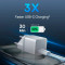 Зарядний пристрій BASEUS GaN5S Fast Charger 1C 30W Moon White (P10162504213-00)