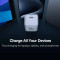 Зарядний пристрій BASEUS GaN5S Fast Charger 1C 30W Moon White (P10162504213-00)