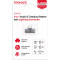Адаптер PROMATE IHinge-LT 2-in-1 Audio & Charging Adaptor with Lightning Connector Gray