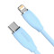 Кабель BASEUS Jelly Liquid Silica Gel Fast Charging Data Cable Type-C to iPhone 20W 2м Blue (CAGD020103)