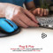 Мышь PROMATE Contour Wireless Blue