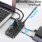 Порт-репликатор ACASIS CM073 Swappable High-Speed SSD Storage & 10-in-1 Hub Docking Station Black
