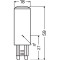 Лампочка LED OSRAM PIN60 G9 4.9W 4000K 220V (4058075840546)