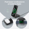 Бездротовий зарядний пристрій ANKER MagGo 3-in-1 Foldable 15W Qi2 Wireless Charging Station Black (B25M8H11)