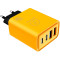Зарядний пристрій WUW C212 2xUSB-A, 2xUSB-C, PD48W Yellow