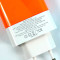 Зарядний пристрій WUW C215 1xUSB-A, 2xUSB-C, PD65W, QC3.0, GaN Orange/White
