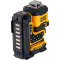 Нивелир лазерный DeWALT DCLE34035D1 АКБ 18V XR 2Ah + ЗУ + пульт ДУ + держатель + мишень + кейс