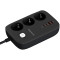 Мережевий фільтр COLORWAY CW-CHE34PDB Black, 3 розетки, 2xUSB-C, 2xUSB, 2м