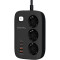 Мережевий фільтр COLORWAY CW-CHE34PDB Black, 3 розетки, 2xUSB-C, 2xUSB, 2м