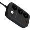 Мережевий фільтр COLORWAY CW-CHE34PDB Black, 3 розетки, 2xUSB-C, 2xUSB, 2м