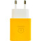 Зарядний пристрій WUW C189 1xUSB-C, 1xLightning, PD20W Yellow