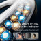 Кільцева LED лампа RTAKO AR-GTB01-18S Digital Display Right Lightt