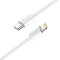 Кабель COLORWAY Fabric Braided Type-C to Lightning 2м White (CW-CBPDCL068-GR)