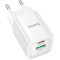 Зарядний пристрій HOCO C149A Charm 1xUSB-A, 1xUSB-C, PD30W, QC3.0 White (6942007630337)