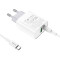 Зарядний пристрій HOCO C80A Rapido 1xUSB-A, 1xUSB-C, PD20W, QC3.0 White w/Type-C cable (6931474740533)