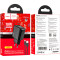 Зарядний пристрій HOCO CS21A Rich 1xUSB-A, QC3.0 Black w/Type-C cable (6942007609906)