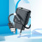 Зарядний пристрій HOCO CS21A Rich 1xUSB-A, QC3.0 Black w/Type-C cable (6942007609906)