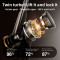 Тримач для смартфона/планшета RTAKO ZM-050 360 Degrees Dual Turbo Auto-Lock Lazy Bracket Black