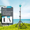 Штатив RTAKO RLD-001 1.7M Matte Carbon Steel Tripod Black