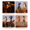 Штатив RTAKO VT-990S 1.9M Hexagonal Photography Tripod Black