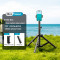 Штатив RTAKO ZJ-ZB01 55CM Matte Finish Carbon Steel Tripod