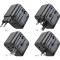 Зарядний пристрій BOROFONE BAC12 Leader 2xUSB-A, 1xUSB-C, 2.4A Universal Conversion Charger Black