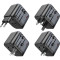Зарядний пристрій BOROFONE BAC13 Leader 2xUSB-A, 1xUSB-C, PD20W, QC3.0 Universal Conversion Charger Black