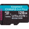 Карта пам'яті KINGSTON microSDXC Canvas Go! Plus 128GB UHS-I U3 V30 A2 Class 10 (SDCG4/128GBSP)