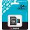 Карта памяти KINGSTON microSDXC Canvas Go! Plus 64GB UHS-I U3 V30 A2 Class 10 + SD-adapter (SDCG4/64GB)