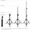Штатив PULUZ 1.1m Height Tripod Mount Holder for Vlogging Video Light Live Broadcast Kits (PU419)
