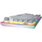 Клавиатура HATOR Gravity TKL Aurum Orange Switch US White (HTK561)