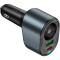 Автомобільний зарядний пристрій HOCO Z56 Friend 1xUSB-C, 1xUSB-A, 1xCar Charger, PD35W, QC3.0 Black (6942007633031)