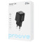 Зарядное устройство PROOVE Pocket GaN 25W 1xUSB-C, PD3.0, QC4.0 Black