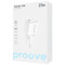 Зарядное устройство PROOVE Pocket GaN 25W 1xUSB-C, PD3.0, QC4.0 White