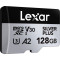 Карта памяти LEXAR microSDXC Professional Silver Plus 128GB UHS-I U3 V30 A2 Class 10 (LMSSIPL128G-BNANG)