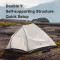 Намет 2-місний NATUREHIKE CNK2350WS020 Cloud Up Pro Light Gray (6927595777008)