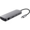 Порт-реплікатор TRUST Dalyx 8-in-1 Multiport Adapter (25672)