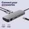 Порт-реплікатор TRUST Dalyx 8-in-1 Multiport Adapter (25672)