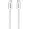 Кабель CANYON Onwire 60MG Type-C to Type-C Magnet Braided 60W 1м White (CND-CCMG60AB15W)