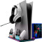 Зарядная станция CANYON CS-51 RGB PS5 Slim/DE Charge Black для PS5 Slim (CND-CSPS5B-1)