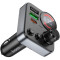 FM-трансмітер HOCO E86 Alegria PD30W+QC3.0 Car Charger with FM Transmitter Black