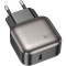 Зарядний пристрій BOROFONE BAS53A Absolute 1xUSB-C, PD20W, QC3.0 Black