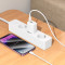 Зарядний пристрій BOROFONE BN27 Fuente GaN 1xUSB-C, 1xUSB-A, PD20W, QC3.0 White