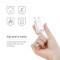 Зарядний пристрій COLORWAY GaN Mini 35W 1xUSB-C Fast Charging White w/Type-C cable (CW-CHS056PDC-WT)