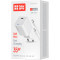 Зарядний пристрій COLORWAY GaN Mini 35W 1xUSB-C Fast Charging White w/Type-C cable (CW-CHS056PDC-WT)