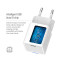 Зарядний пристрій COLORWAY GaN Mini 35W 1xUSB-C Fast Charging White w/Type-C cable (CW-CHS056PDC-WT)
