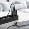 Зарядний пристрій HOCO C140A Smart 1xUSB-A, QC3.0, 18W Black w/Type-C cable (6942007627825)