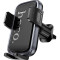 Автодержатель для смартфона HOCO H78 Vista Push-Type Car Holder Air Outlet Black Metal Gray